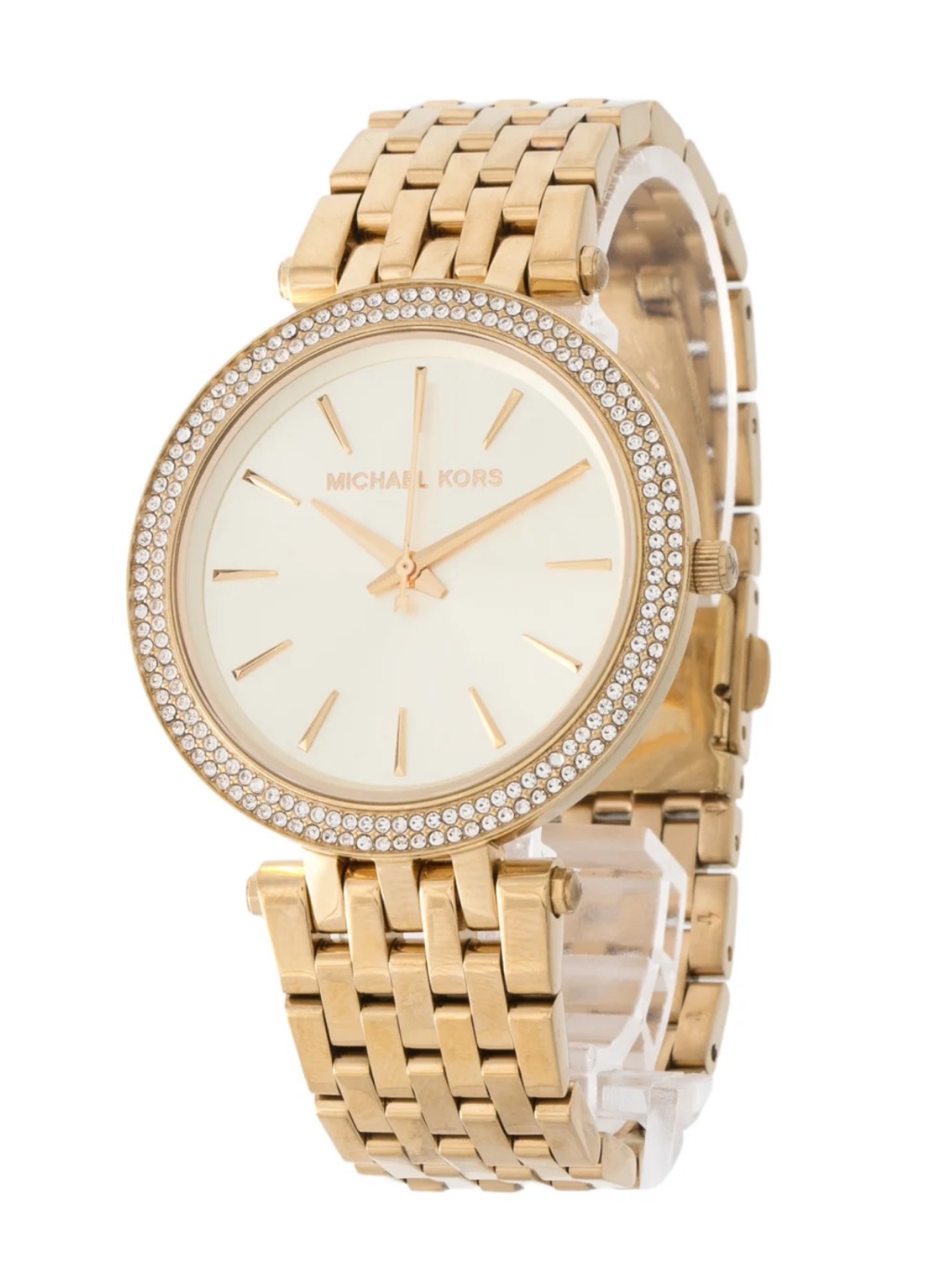 Michael Kors Gold-Tone Linked Bracelet Watch